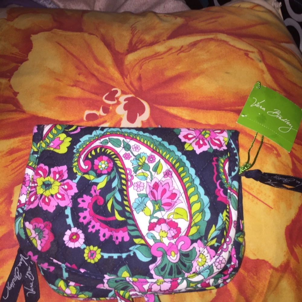 Vera Bradley paisley print mini purse
